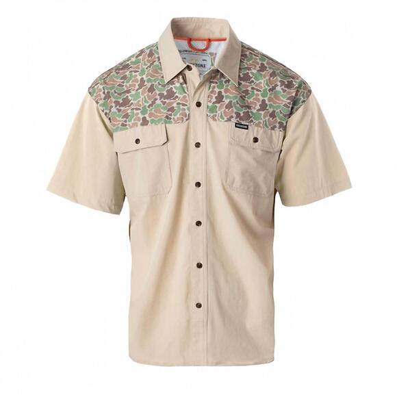 FIELDSTONE Other - NEW FIELDSTONE boy's wingman button down top in camo khaki